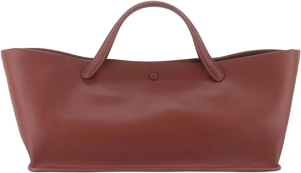 Aimery Genuine Leather Tote Bag, Top Handle Satchel, Waterproof Casual Shoulder Bag for Women