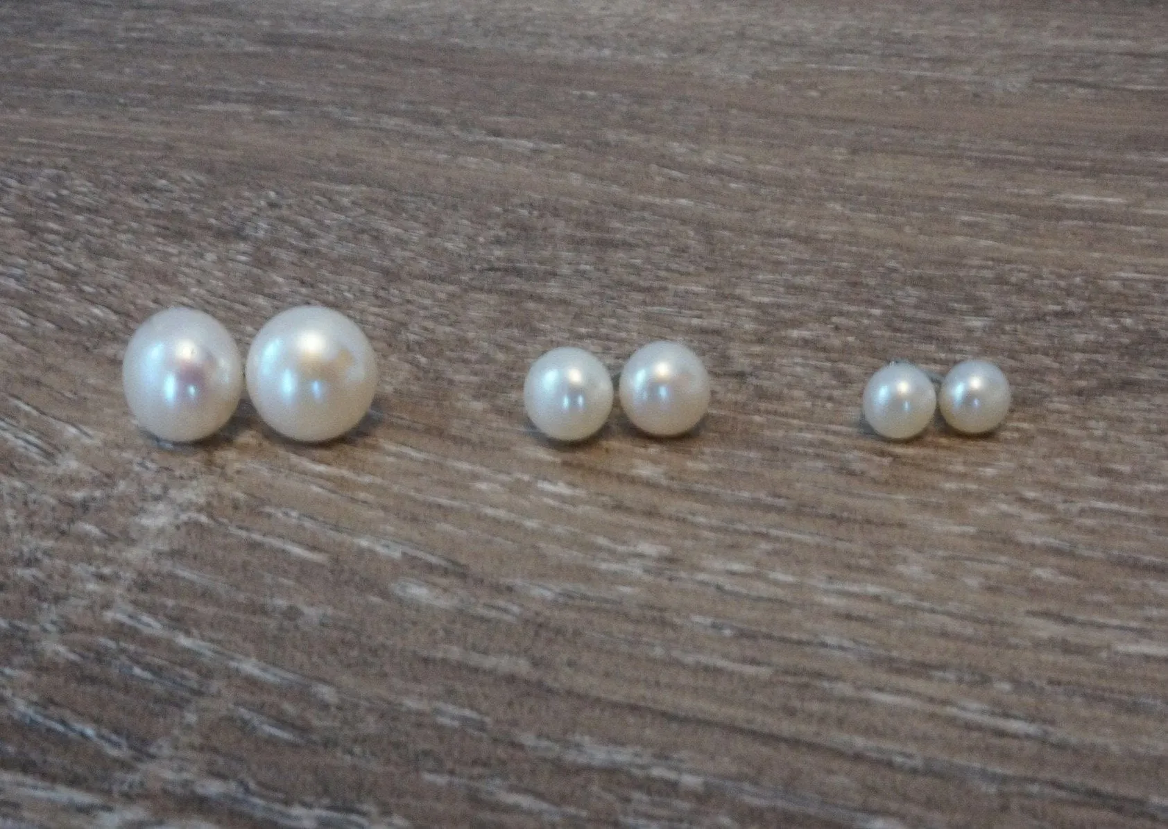 Believe Studs - White