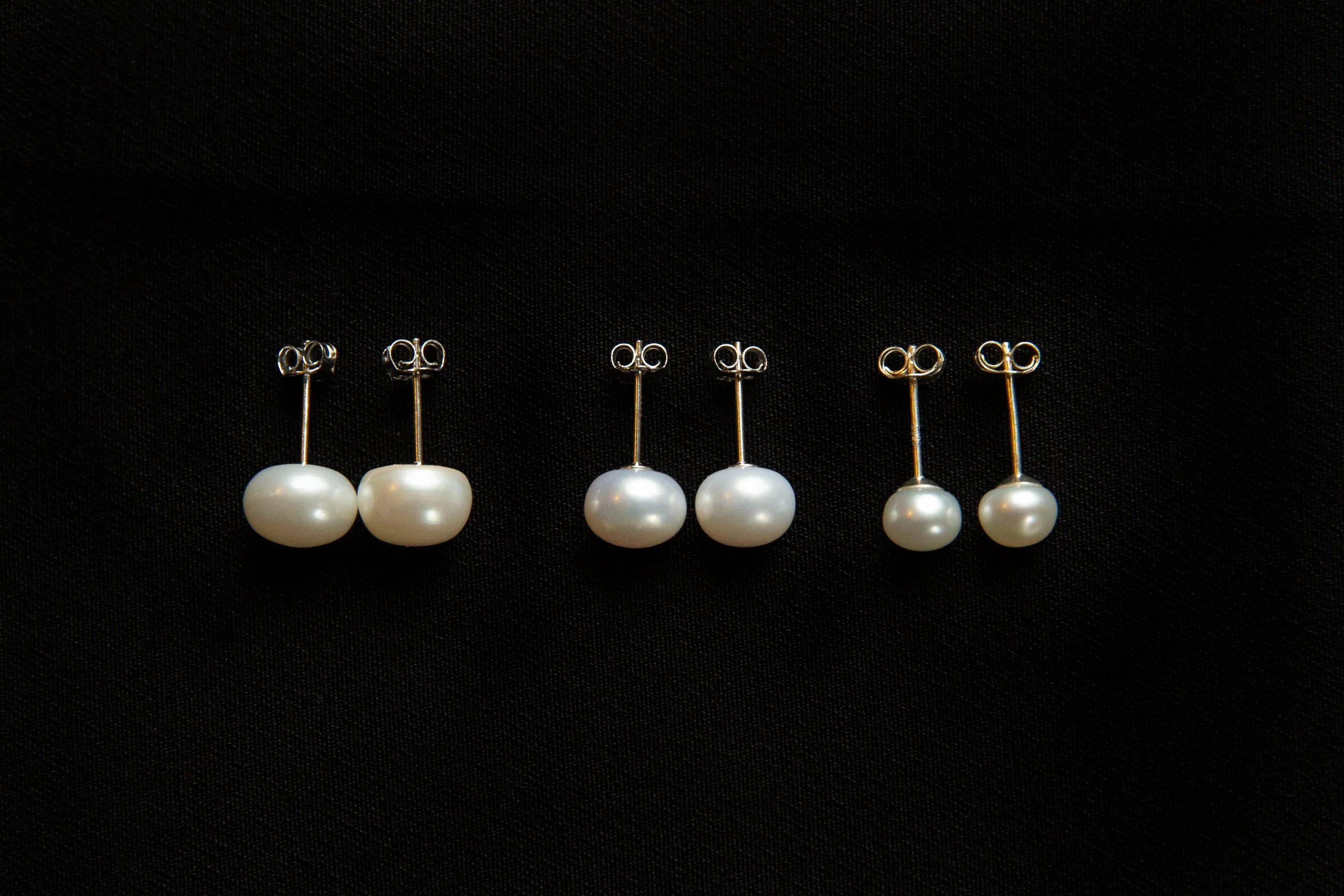 Believe Studs - White