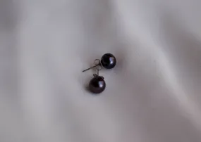 Black Stud Earrings