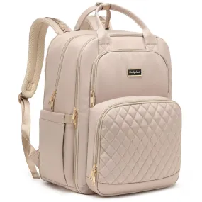 Diaper Bag Backpack - Extra Large Diaper Bag for 2 Kids Twins (Expandable 30L-38L) - Cute Travel Baby Backpack with Changing Pad for mens women (Quilted, Water Resistant)