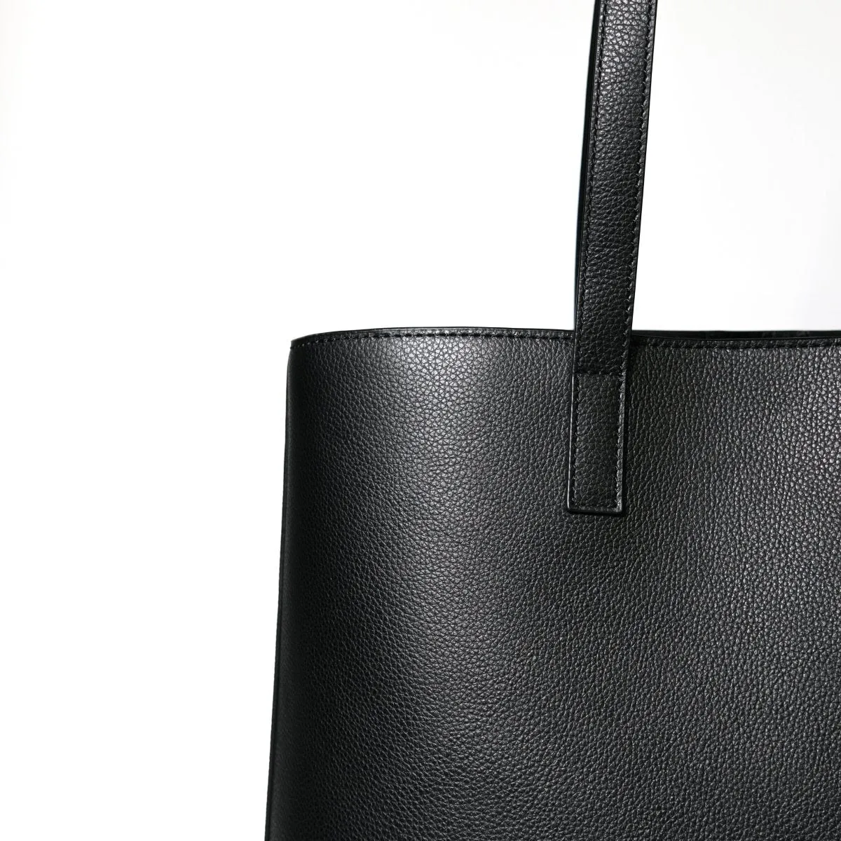 Italian Leather Casual Tote (Grey)