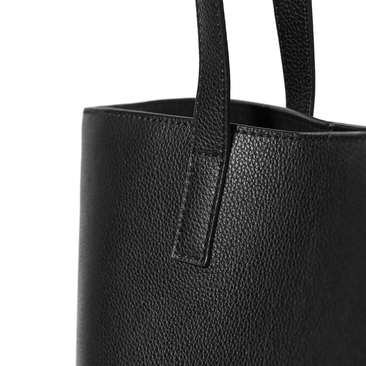 Italian Leather Casual Tote (Grey)