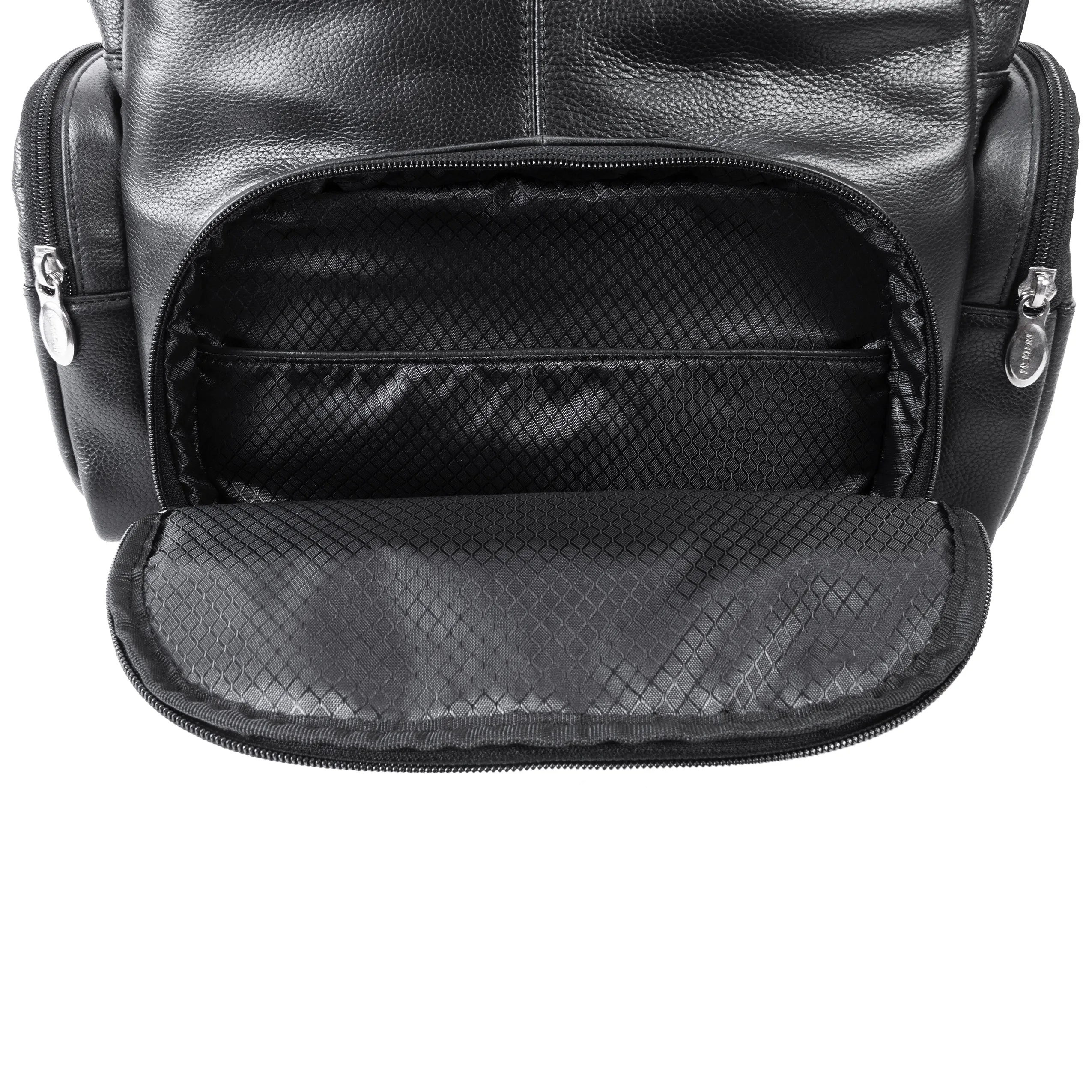 McKlein CUMBERLAND 15" Leather Dual Compartment Laptop Backpack