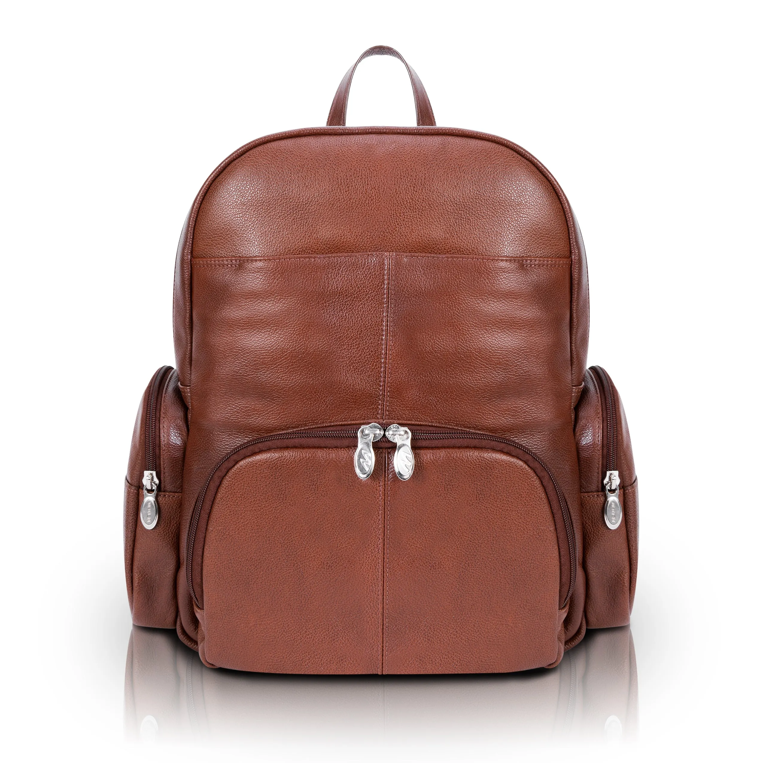 McKlein CUMBERLAND 15" Leather Dual Compartment Laptop Backpack