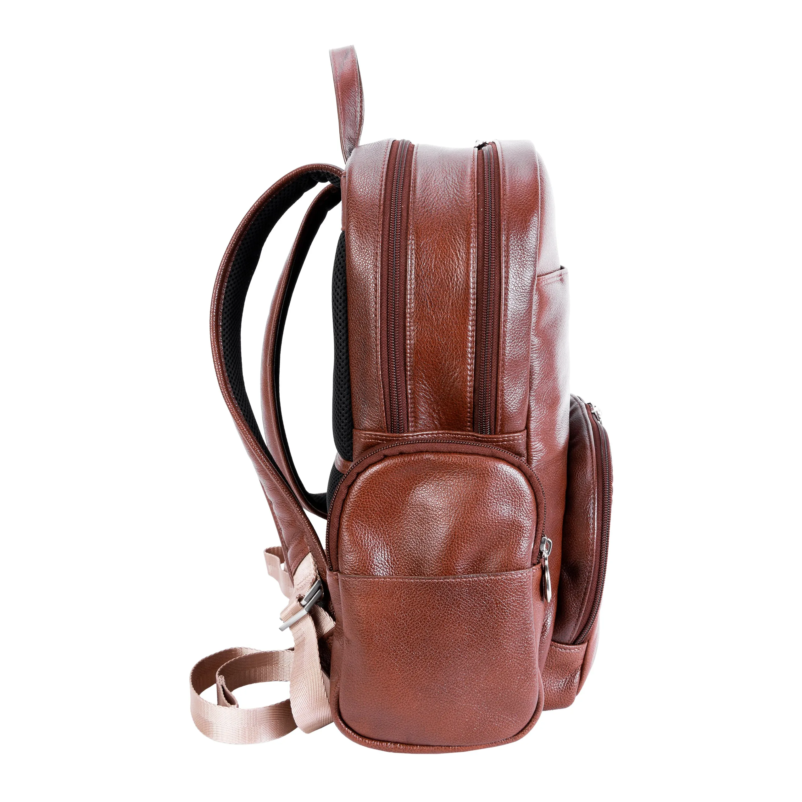 McKlein CUMBERLAND 15" Leather Dual Compartment Laptop Backpack