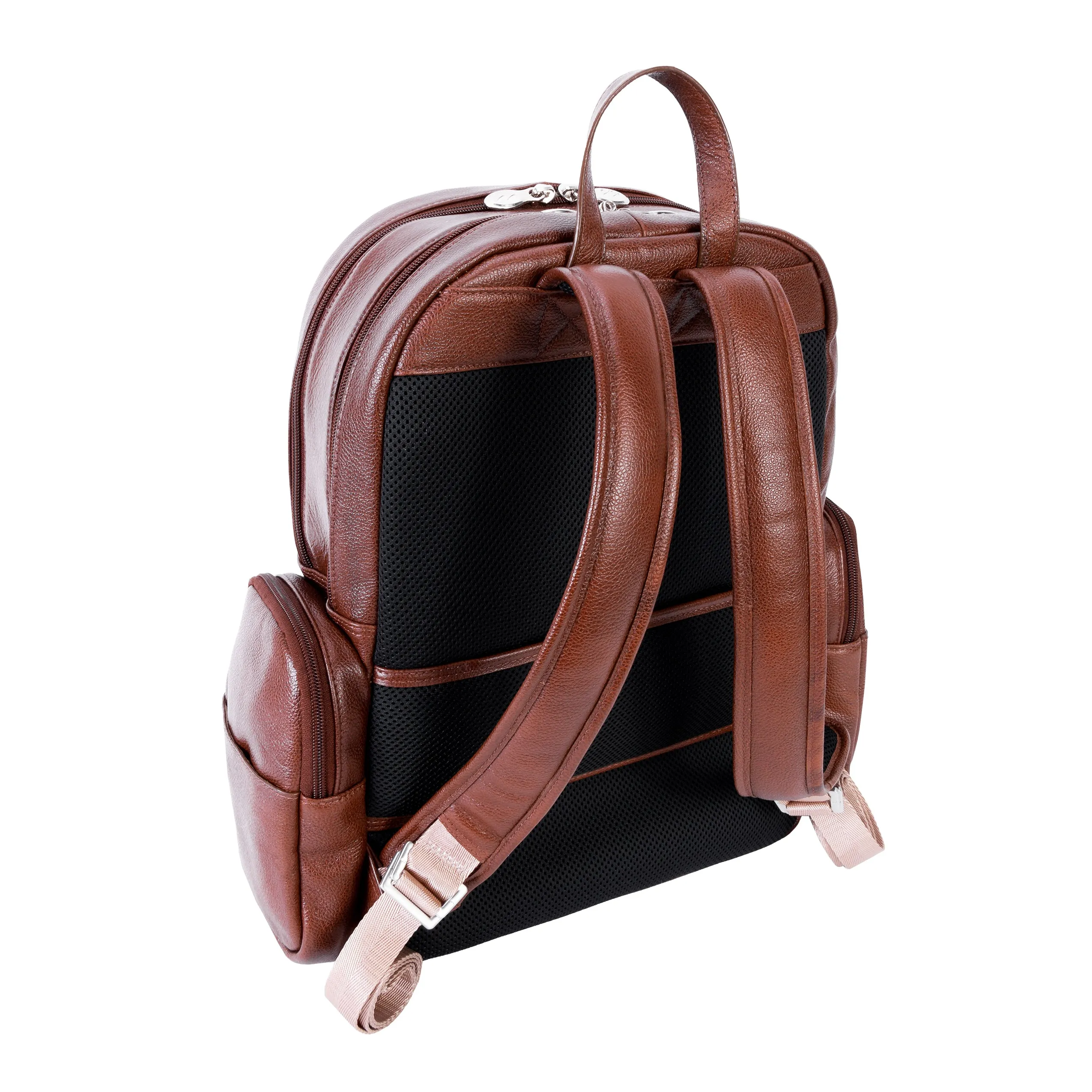 McKlein CUMBERLAND 15" Leather Dual Compartment Laptop Backpack