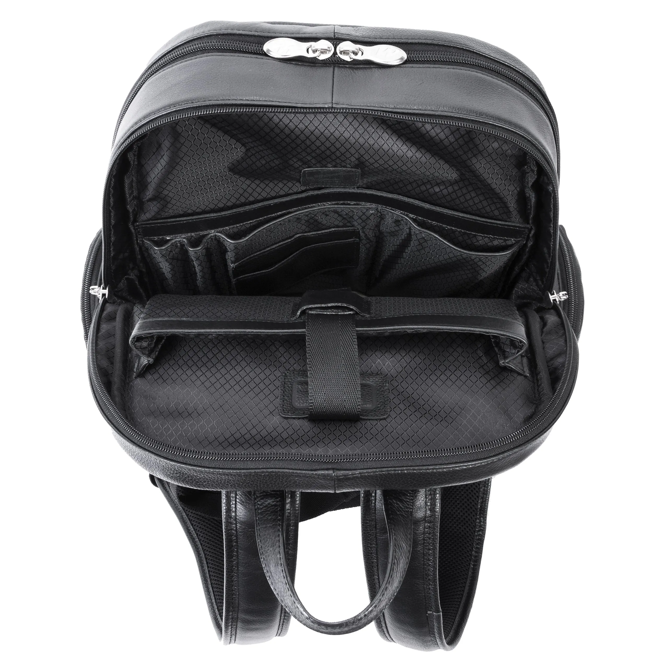 McKlein CUMBERLAND 15" Leather Dual Compartment Laptop Backpack