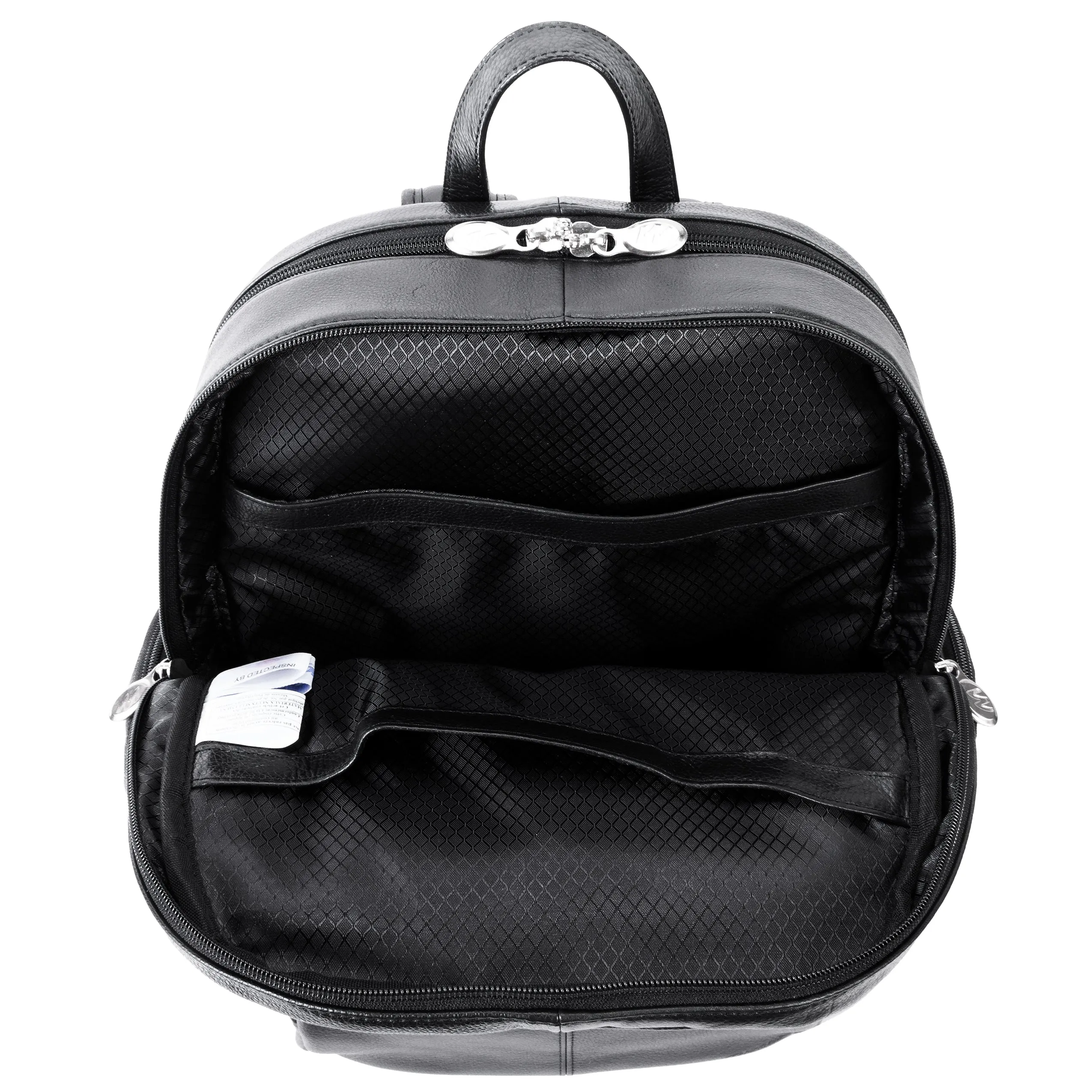 McKlein CUMBERLAND 15" Leather Dual Compartment Laptop Backpack