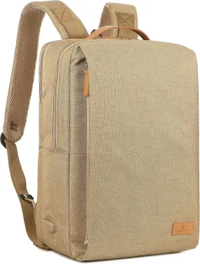 Nordace Siena Smart Backpack with USB Charging - 15.6 Inch Laptop Backpack, 19L Daily Backpack for Travel, Everyday, or Work (Khaki)