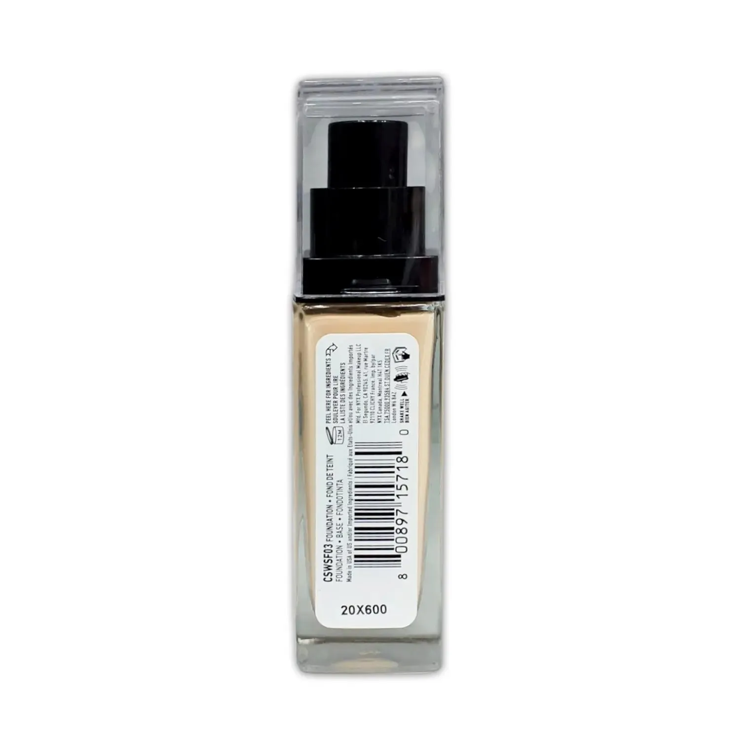 Nyx Professional Makeup Full Coverage Foundation 30ml