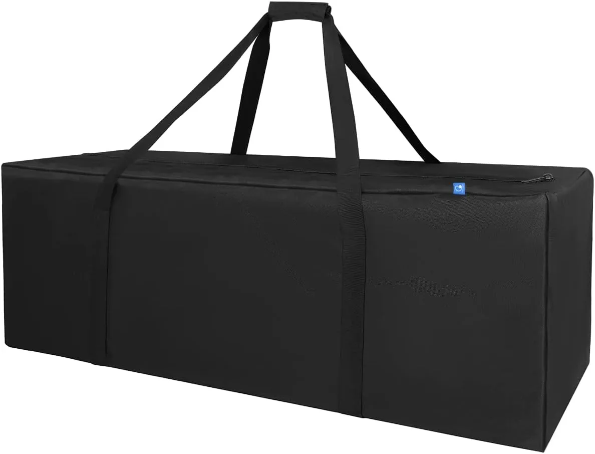 Sports Duffle Bag - Extra Large Travel Duffel Luggage Bag with Upgrade Zipper, Durable & Water Resistant, Black, Black, 42inch, Classic