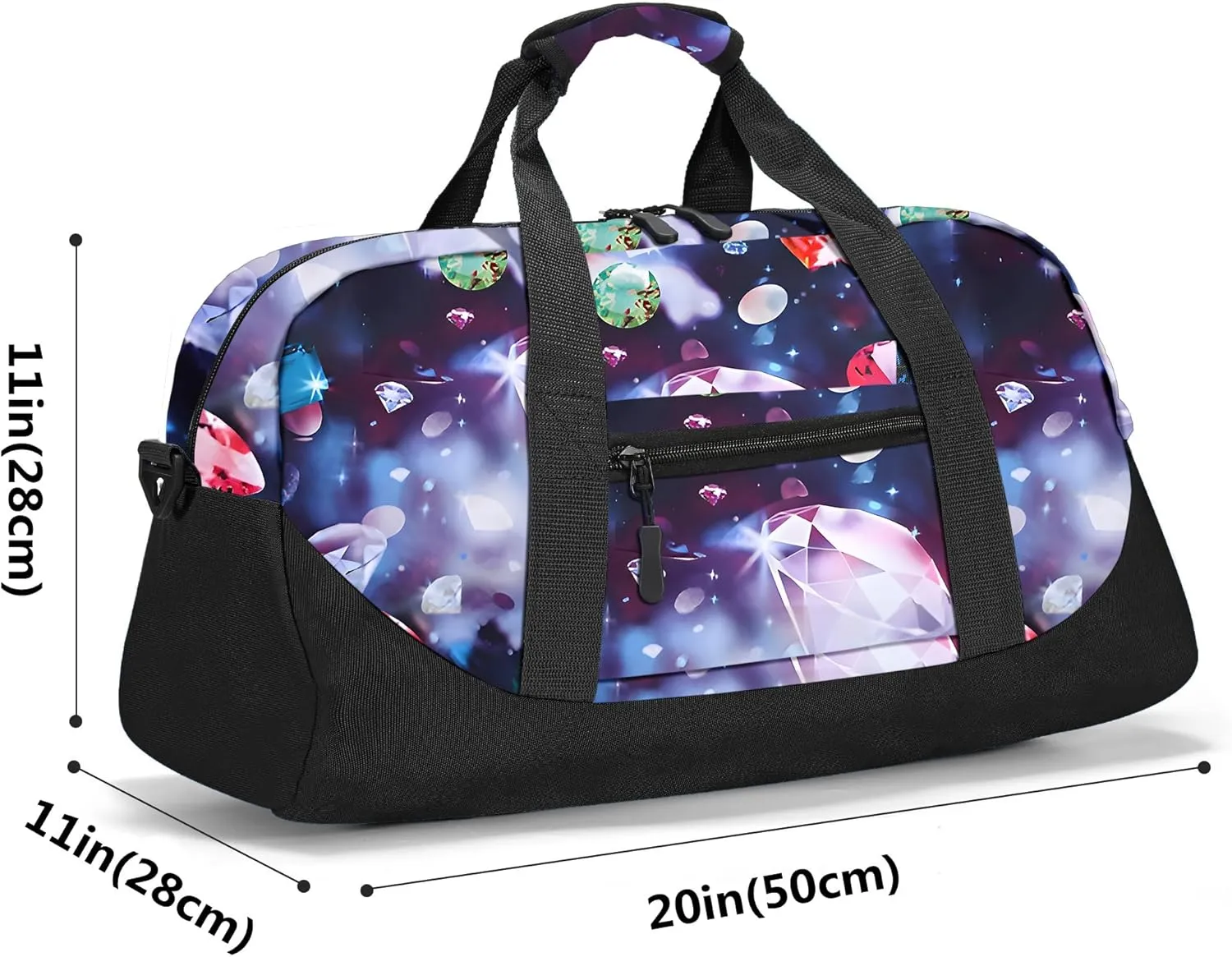 Stumdo Kids Overnighter Duffel Bags for kids, Carry-On Size & Ideal for School Practice or Overnight Travel Weekender Tote for Travel Gym Sport bag for Boys & Girls, 11-zshi, Style