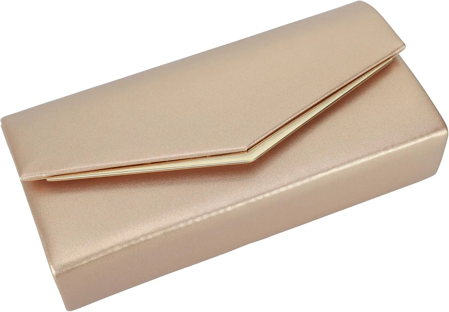 Women’s Evening Handbag Vegan Leather Ladies Envelope Clutch Classic Elegant Purse Bags